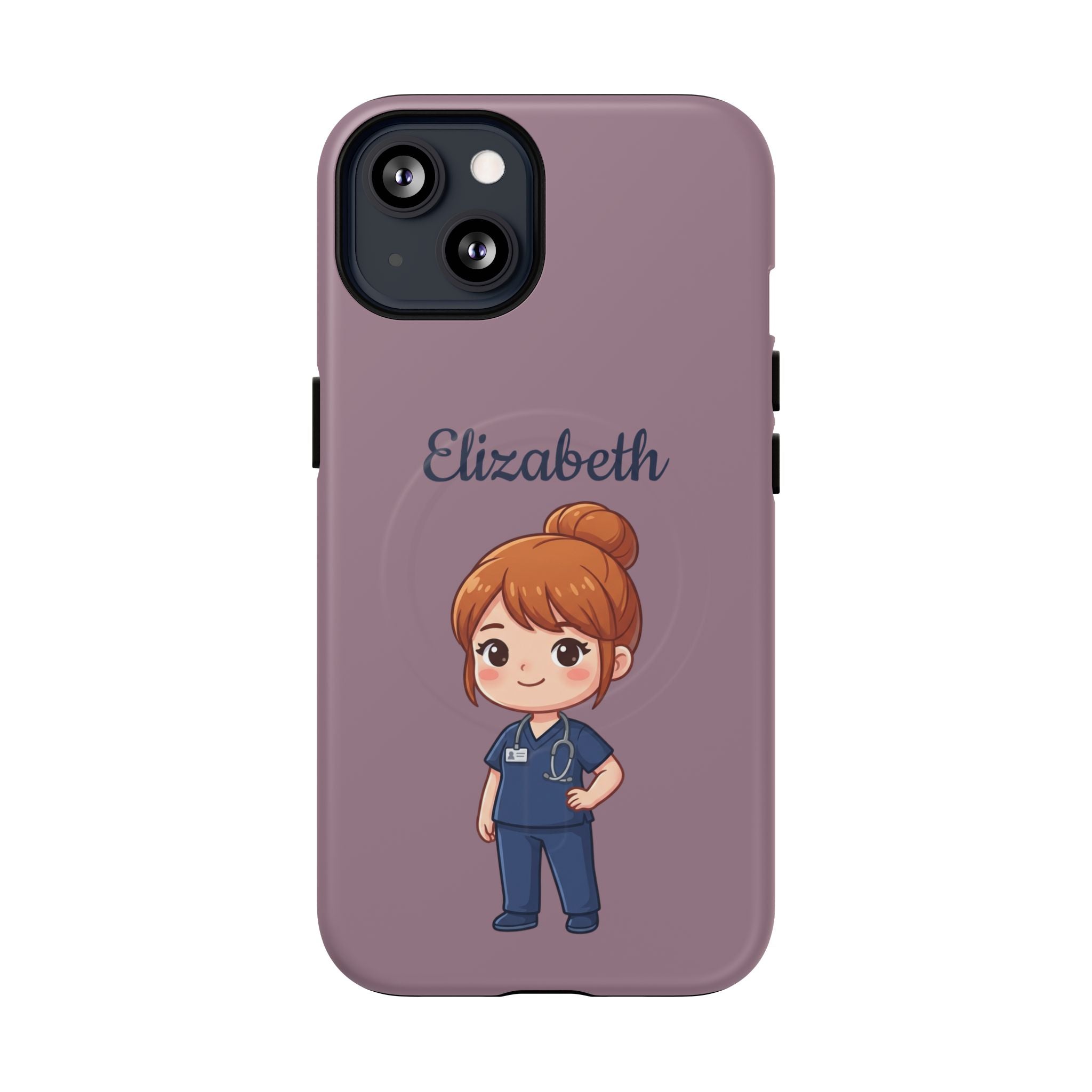 Personalized Nurse Phone Case with Custom Name | MagSafe Compatible iPhone Case