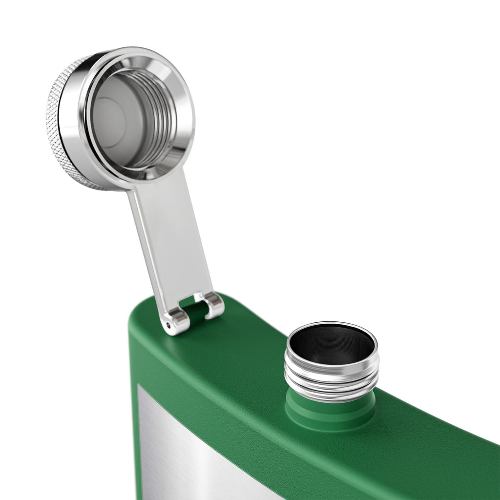 Flask — "Plumber: Precision Under Pressure" 6oz Stainless Steel Hip Flask