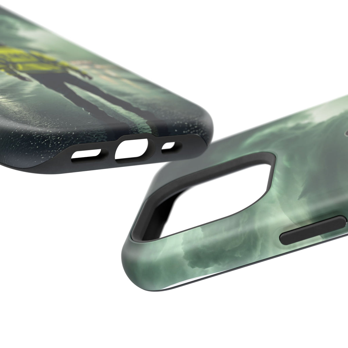 EMS Green Storm Phone Case — Magnetic Wireless Charging Cover