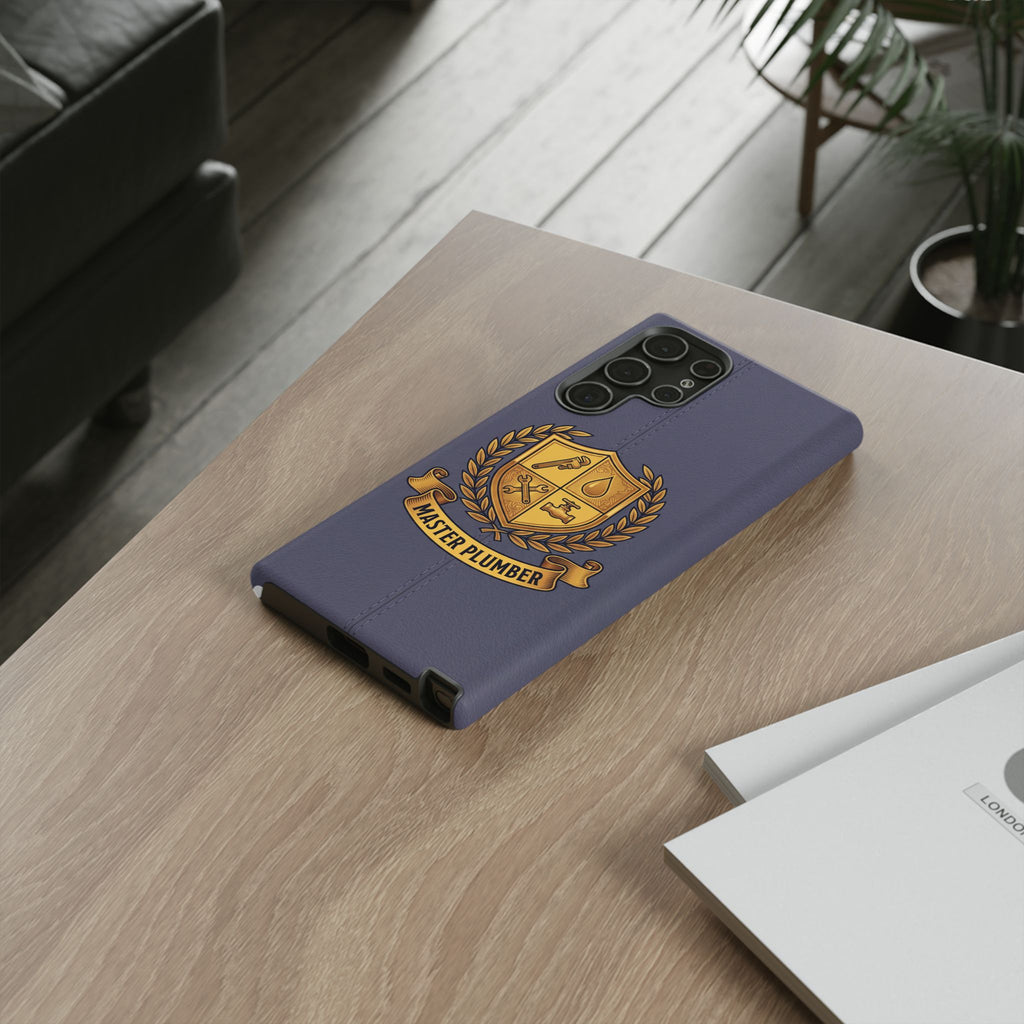 Master Plumber Slate Crest Phone Case - Samsung & iPhone Series