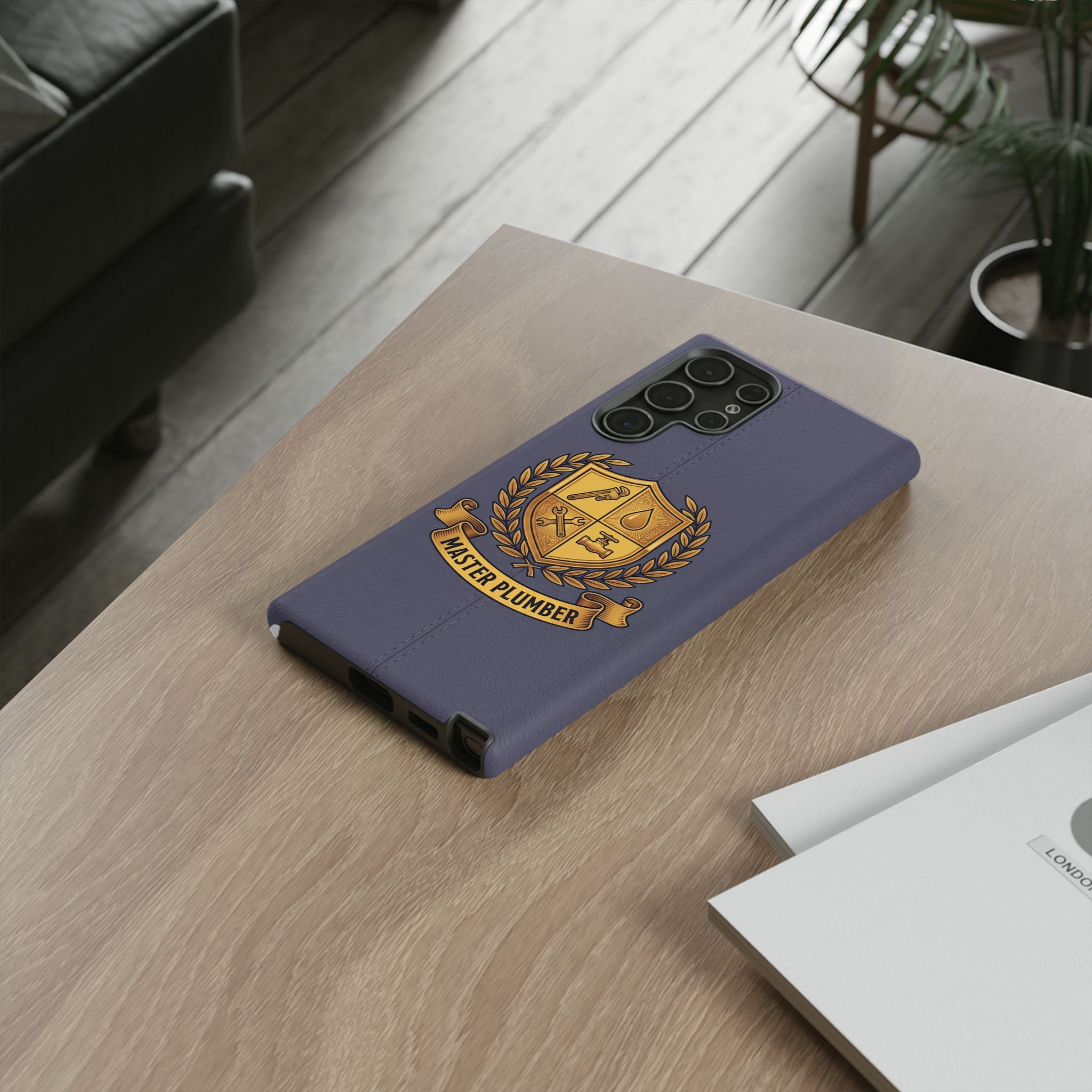 Master Plumber Slate Crest Phone Case - Samsung & iPhone Series