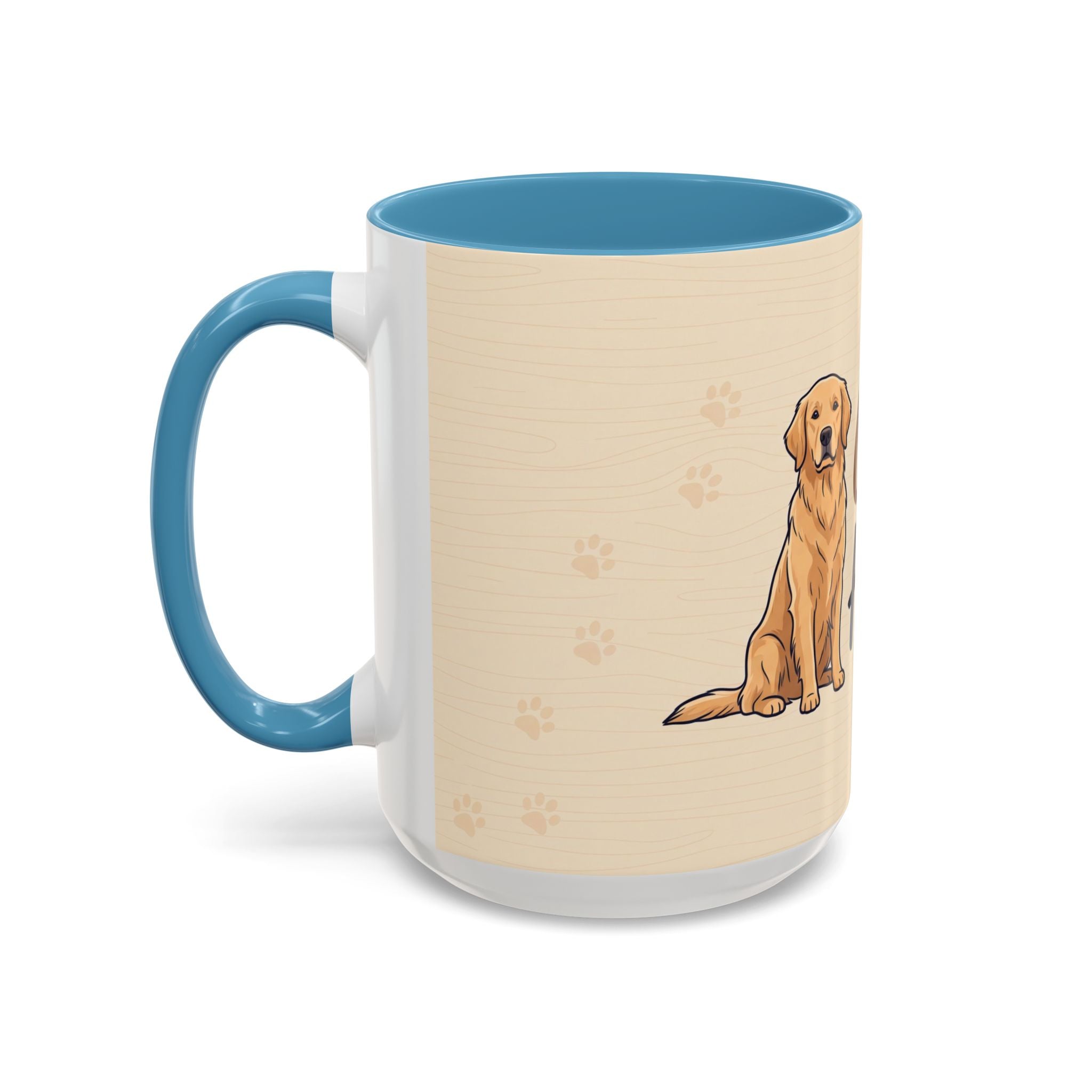 Golden Hearted Mug | Golden Retriever Lover Gift | Cute Dog Coffee Mug