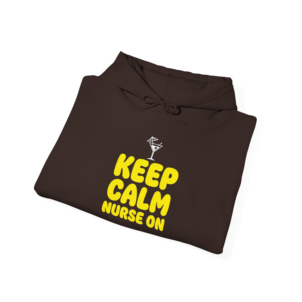 Keep Calm Nurse On Hoodie — Funny Nurse Graphic Pullover