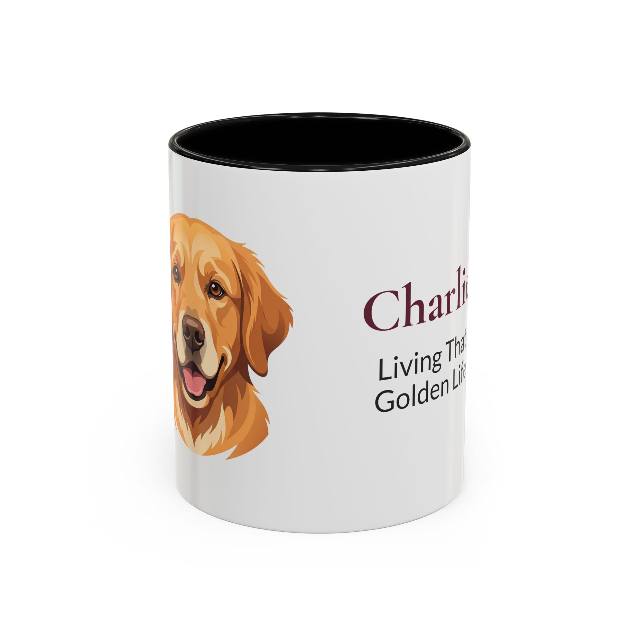 Personalized Golden Retriever Mug | Custom Name & Message Dog Lover Coffee Mug