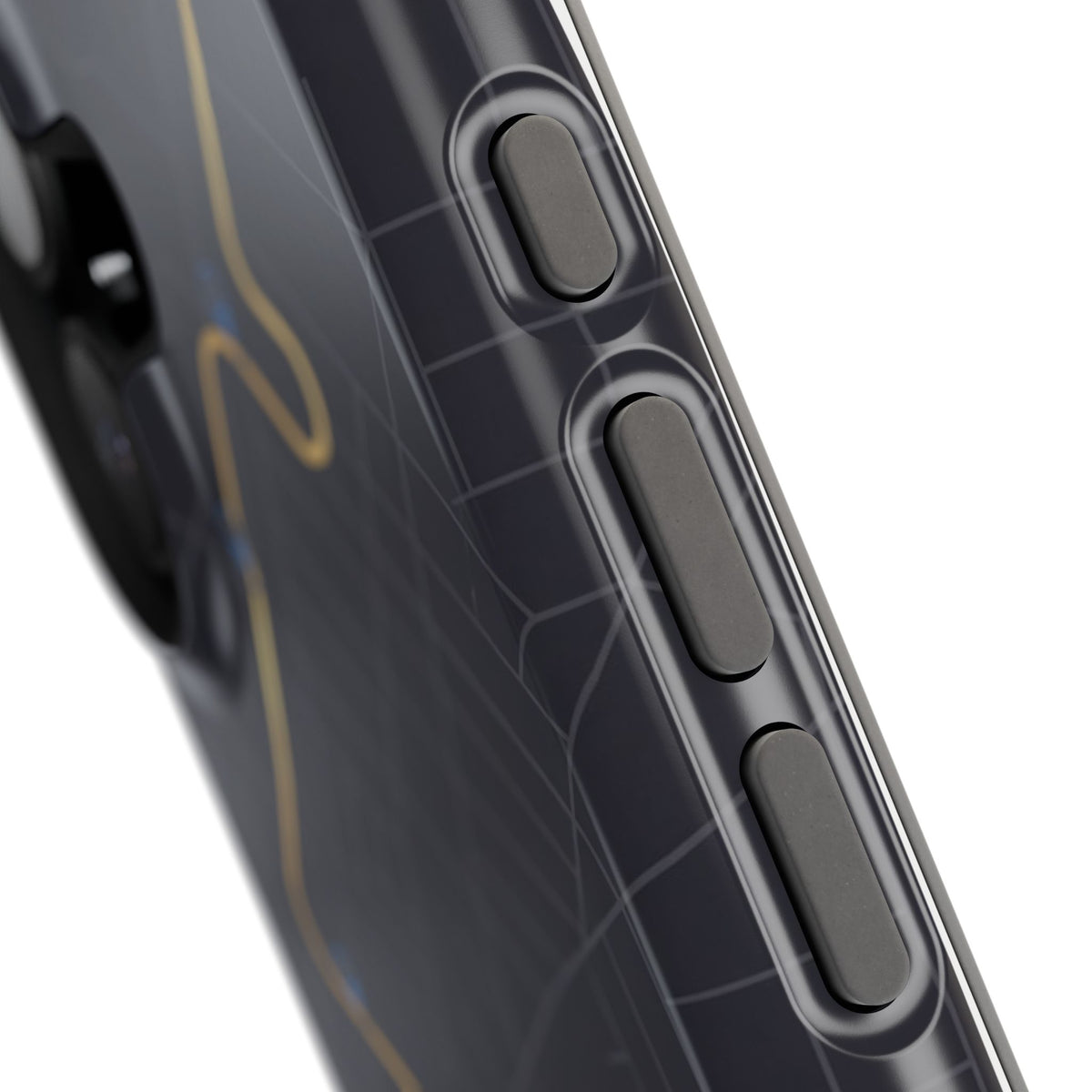 Paramedic/EMT Route Line Phone Case — Magnetic Wireless Charging Cover
