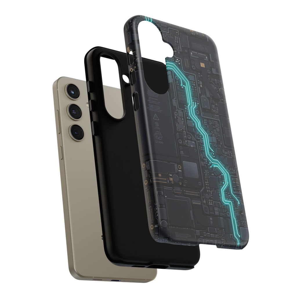 Electrician Cyan Circuit Phone Case - Samsung & iPhone Series