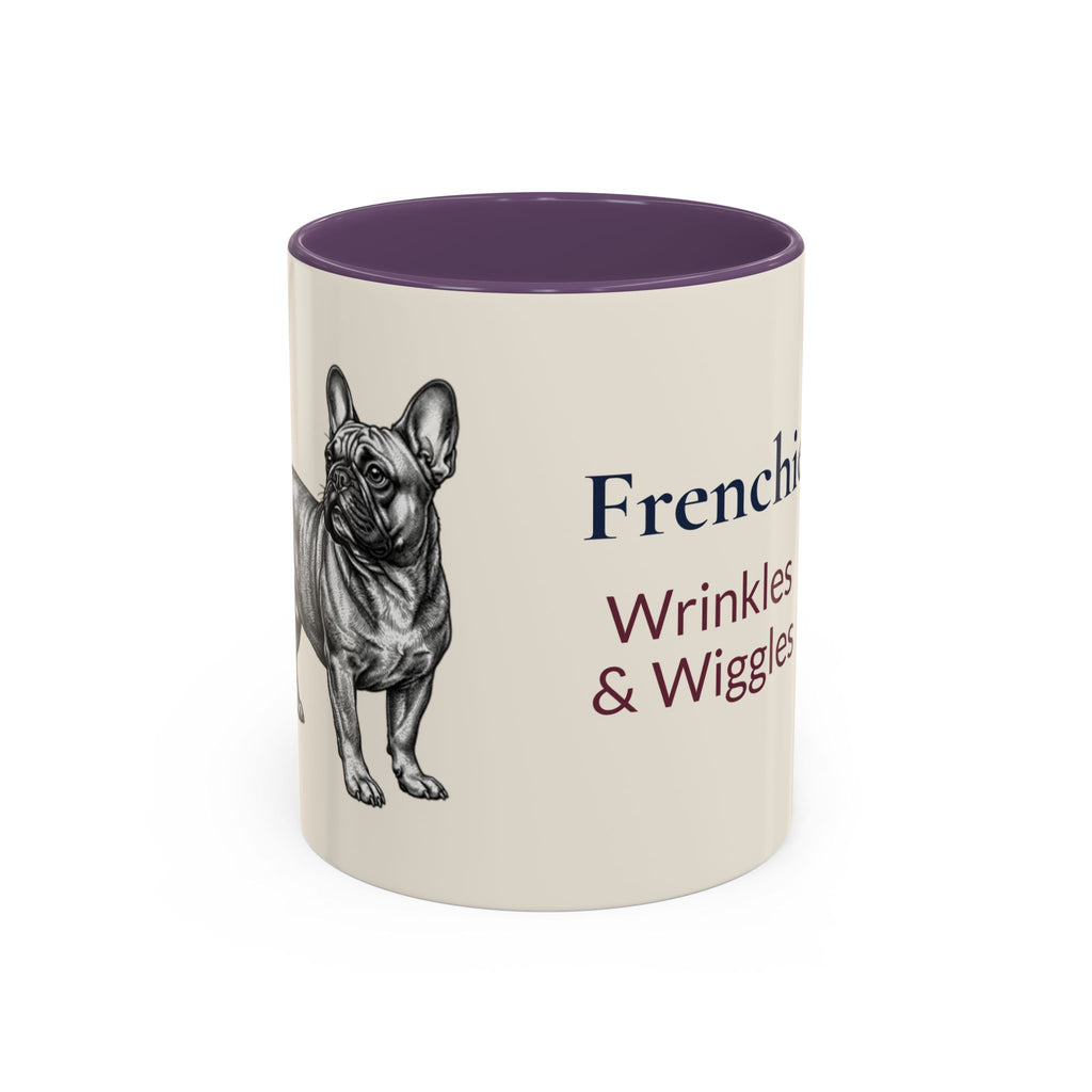Personalized Frenchie Mug – Custom Name Coffee Mug – French Bulldog Lover Gift