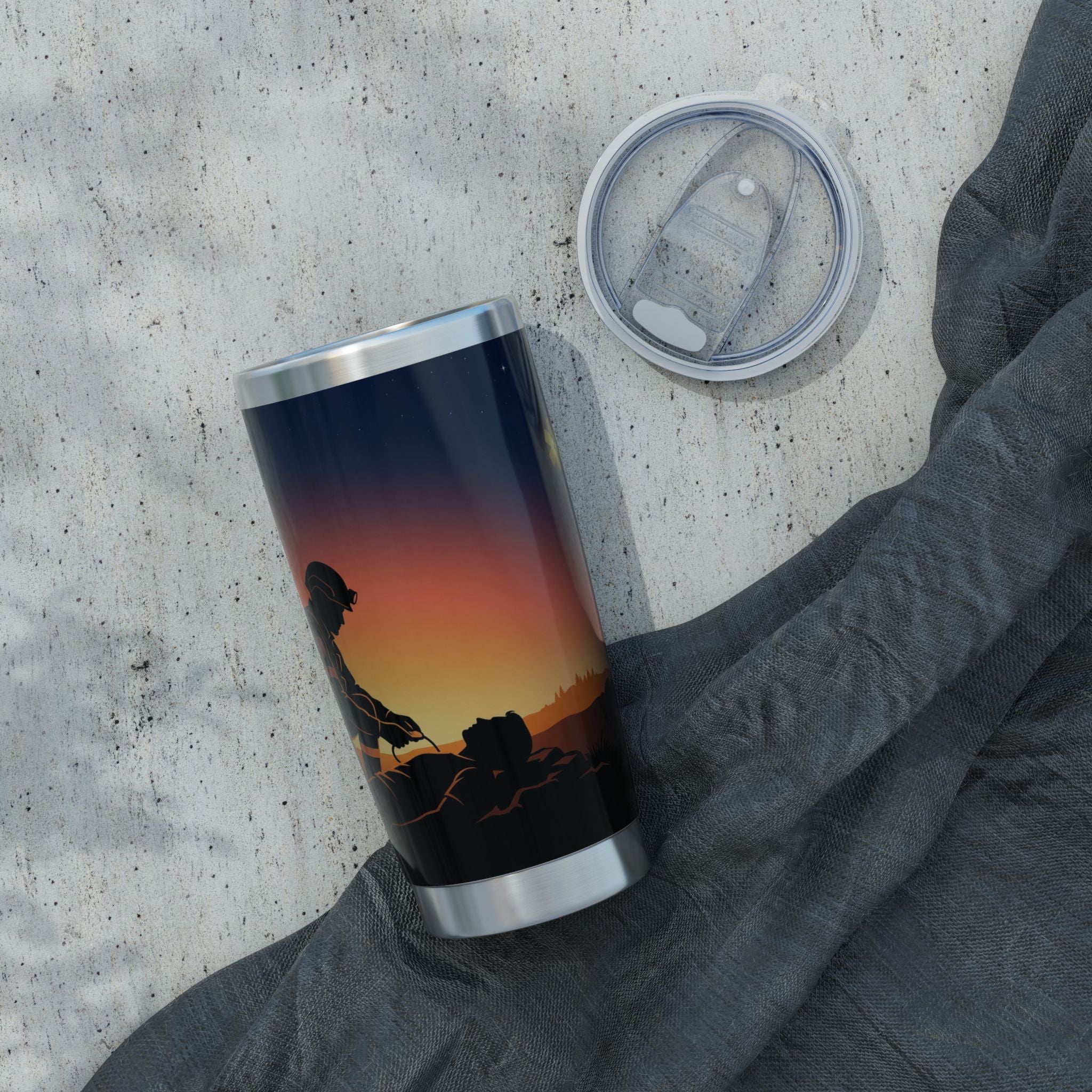 Paramedic/EMT 20oz Tumbler – Silhouette Sunset Design