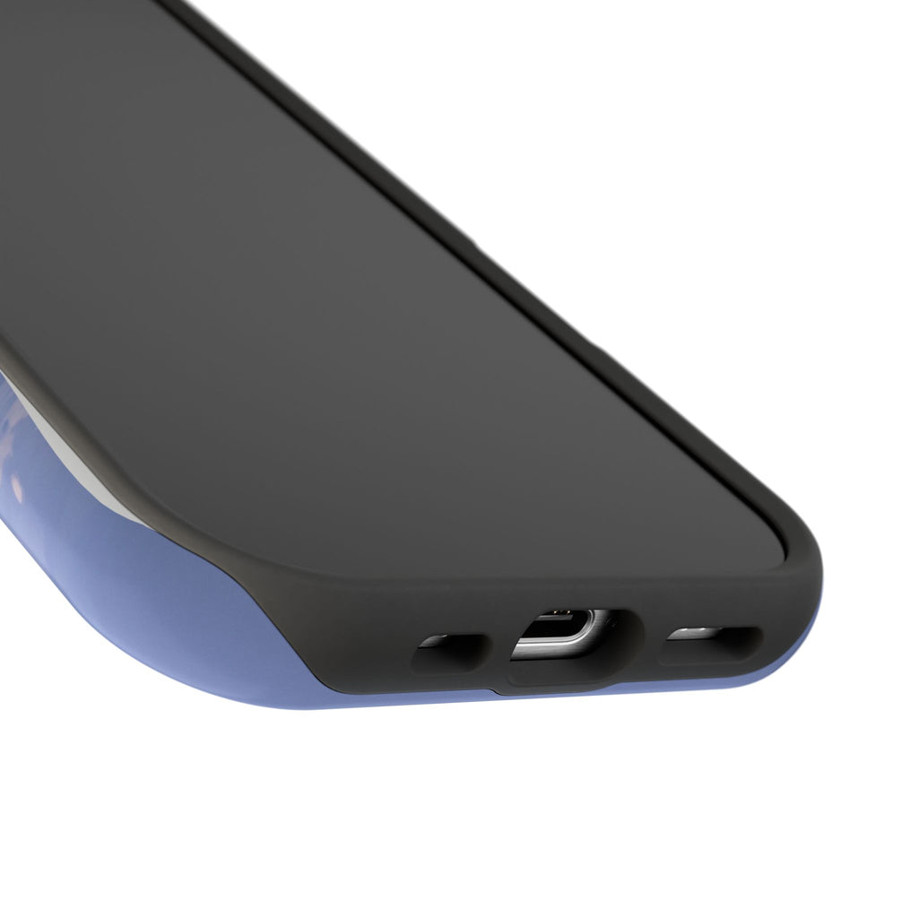 Personalized Dachshund Winter Cabin Phone Case — Wireless Charging Cover