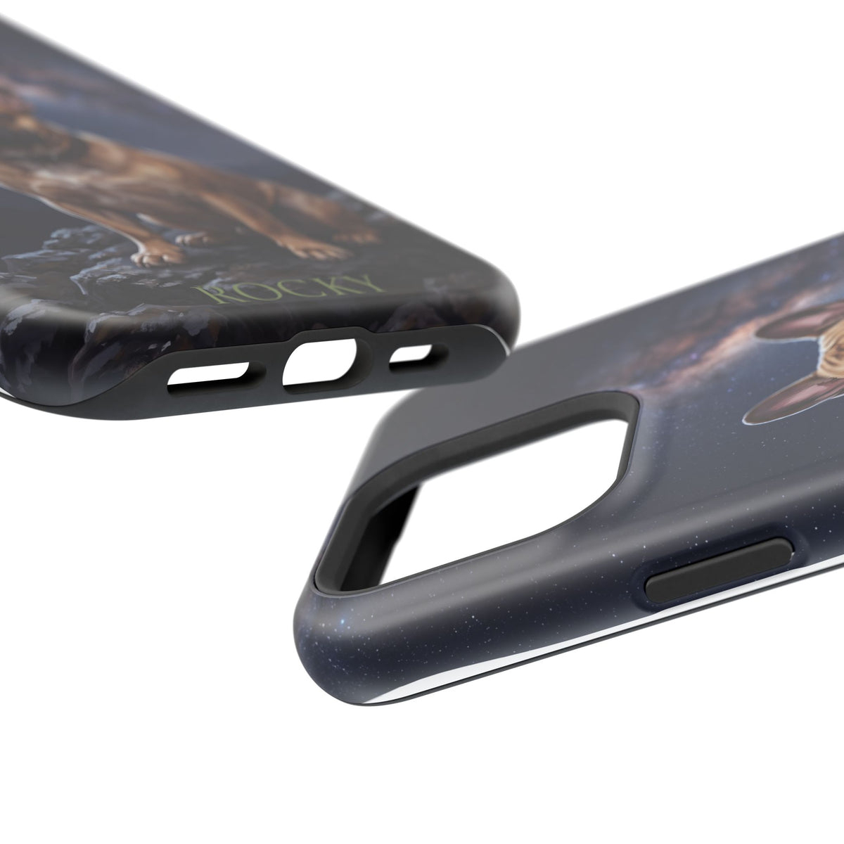 Personalized French Bulldog Starry Night Sky Phone Case — Wireless Charging Cover