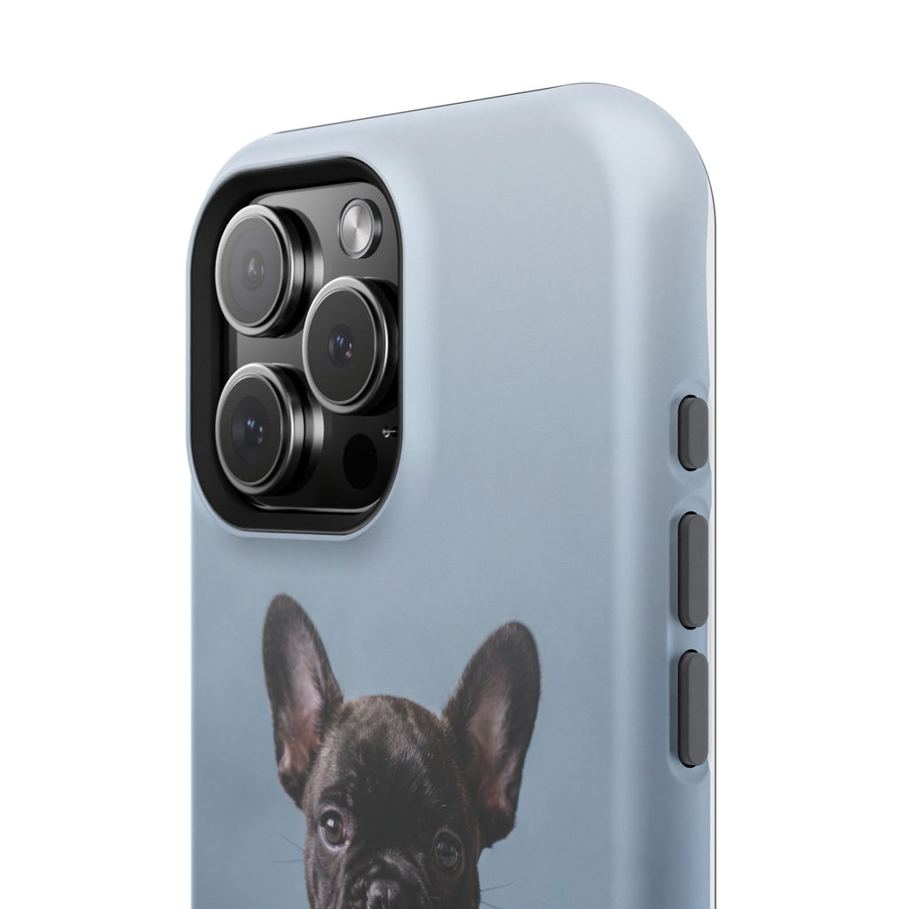 French Bulldog Puppy Phone Case — Impact-Resistant Wireless Charging Cover