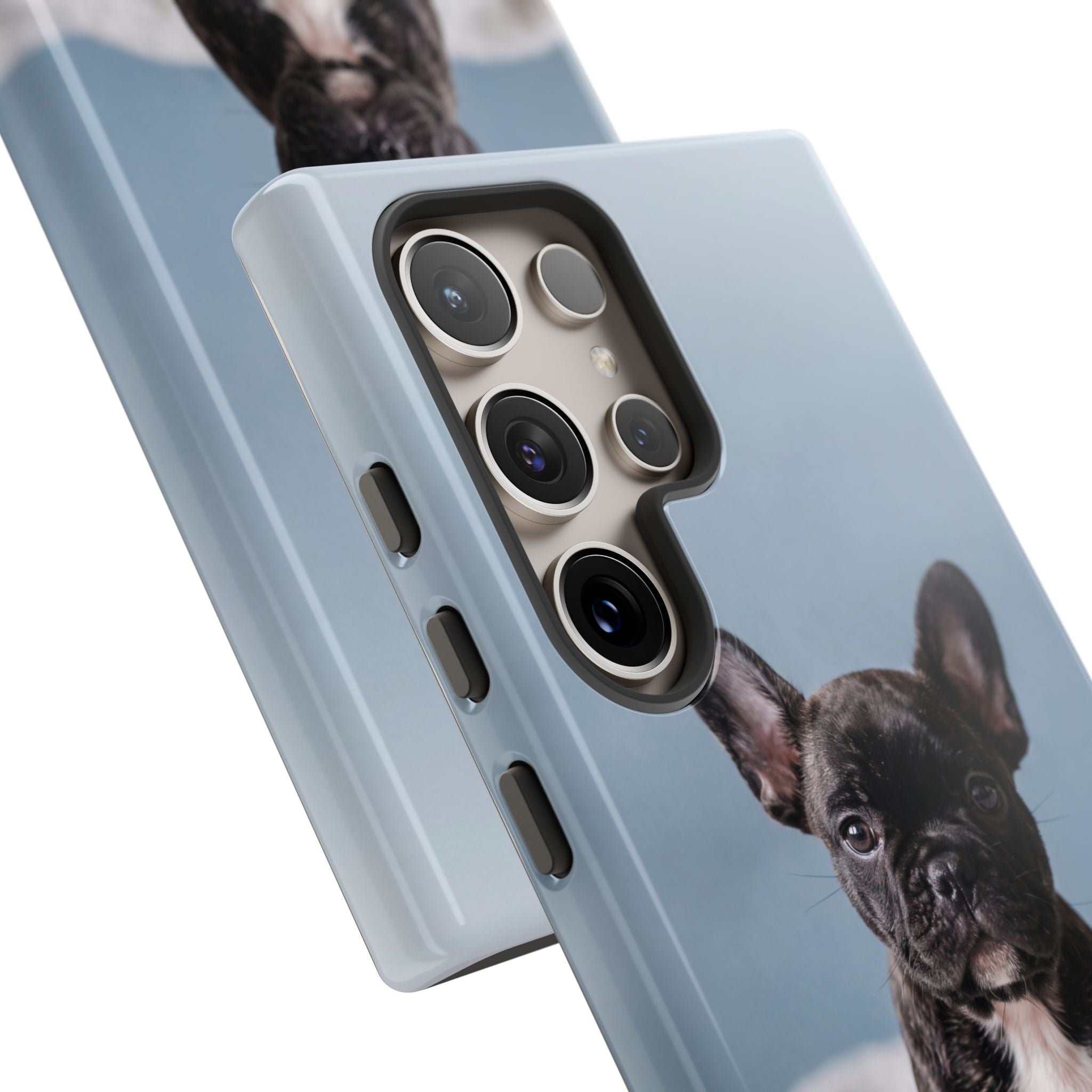 French Bulldog Puppy Phone Case | Adorable Brindle Frenchie Portrait | Samsung & iPhone