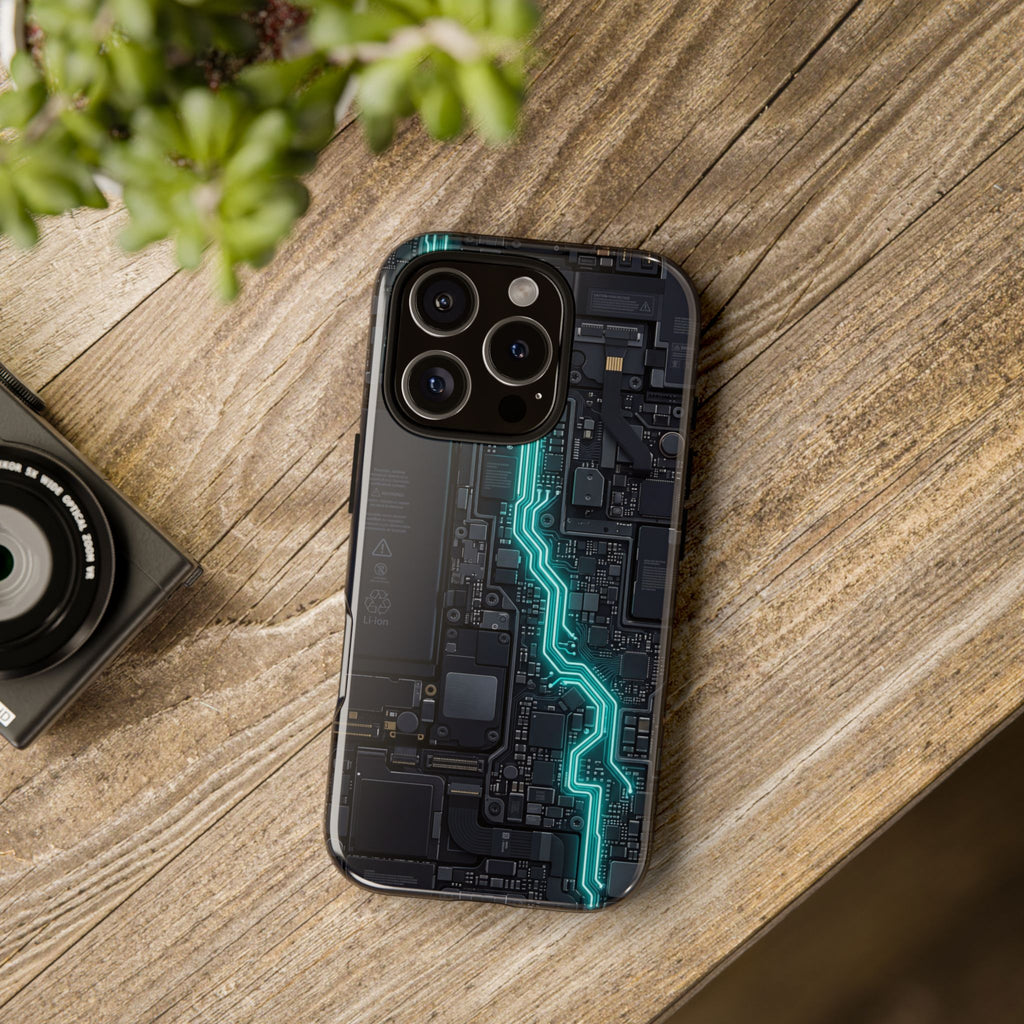 Electrician Cyan Circuit Phone Case - Samsung & iPhone Series