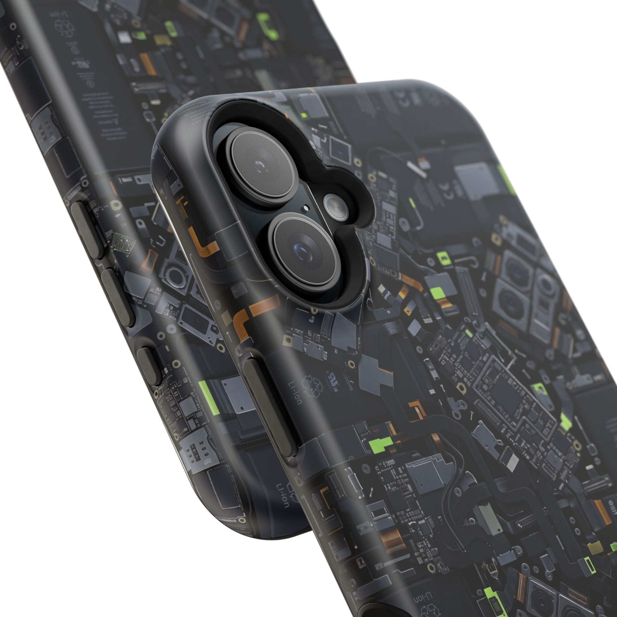 Circuit Core Phone Case — Motherboard Print Wireless Charging Cover