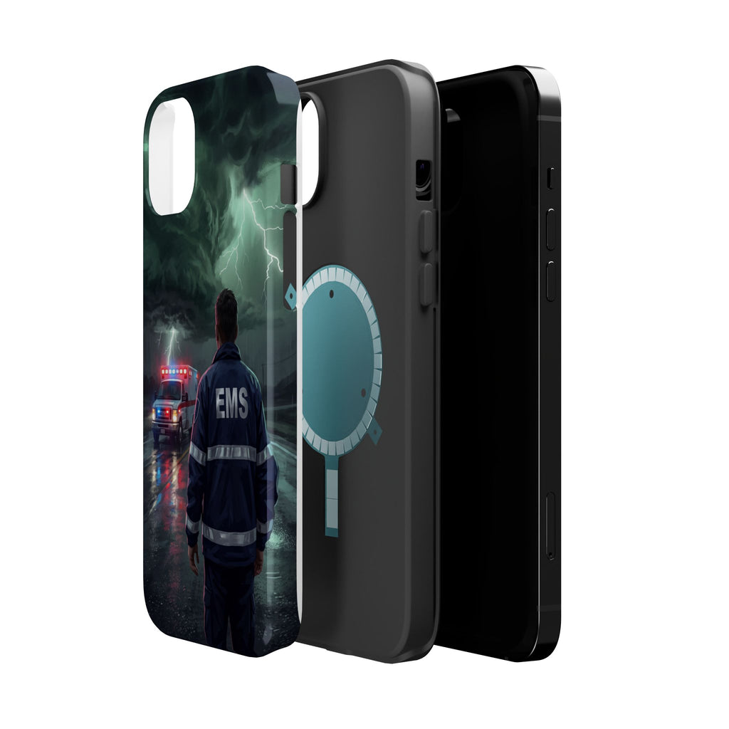 EMS Green Storm City Phone Case — Magnetic Wireless Charging Cover