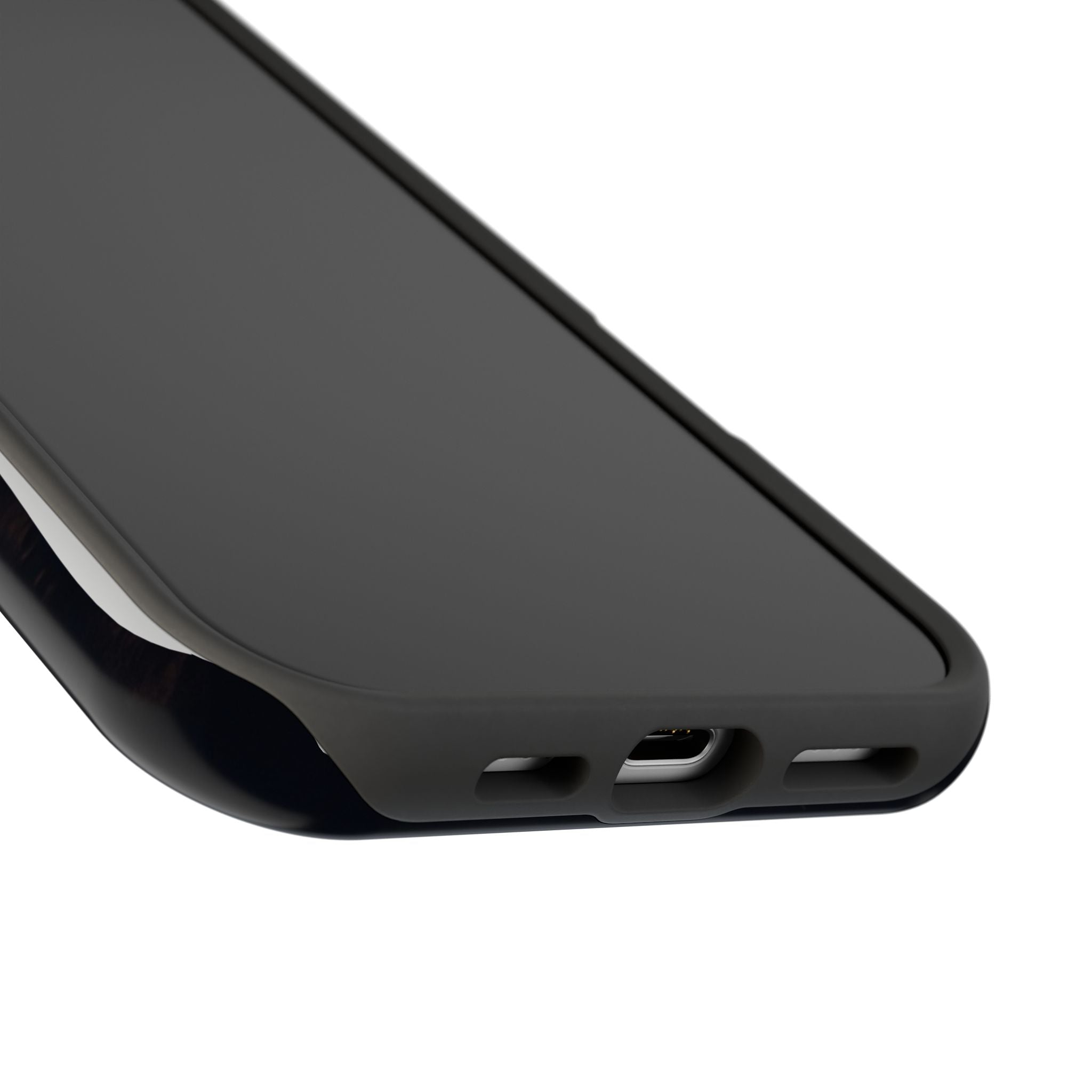 Sunset Paw Print Phone Case — Impact-Resistant Wireless Charging Cover