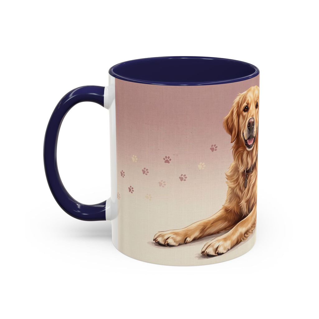 Golden Retriever Lying Down Mug | Golden Retriever Lover Gift | Cute Dog Coffee Mug