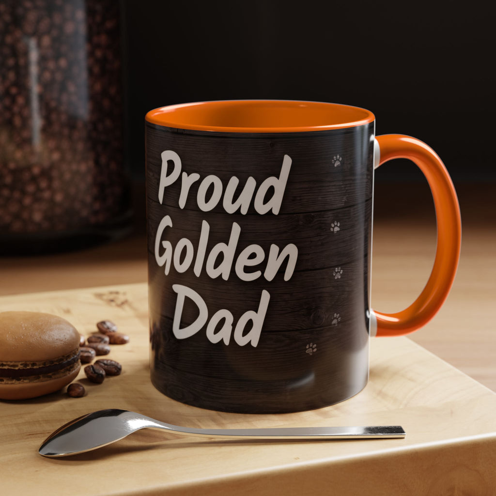Proud Golden Dad Mug | Golden Retriever Lover Gift | Dog Dad Coffee Mug