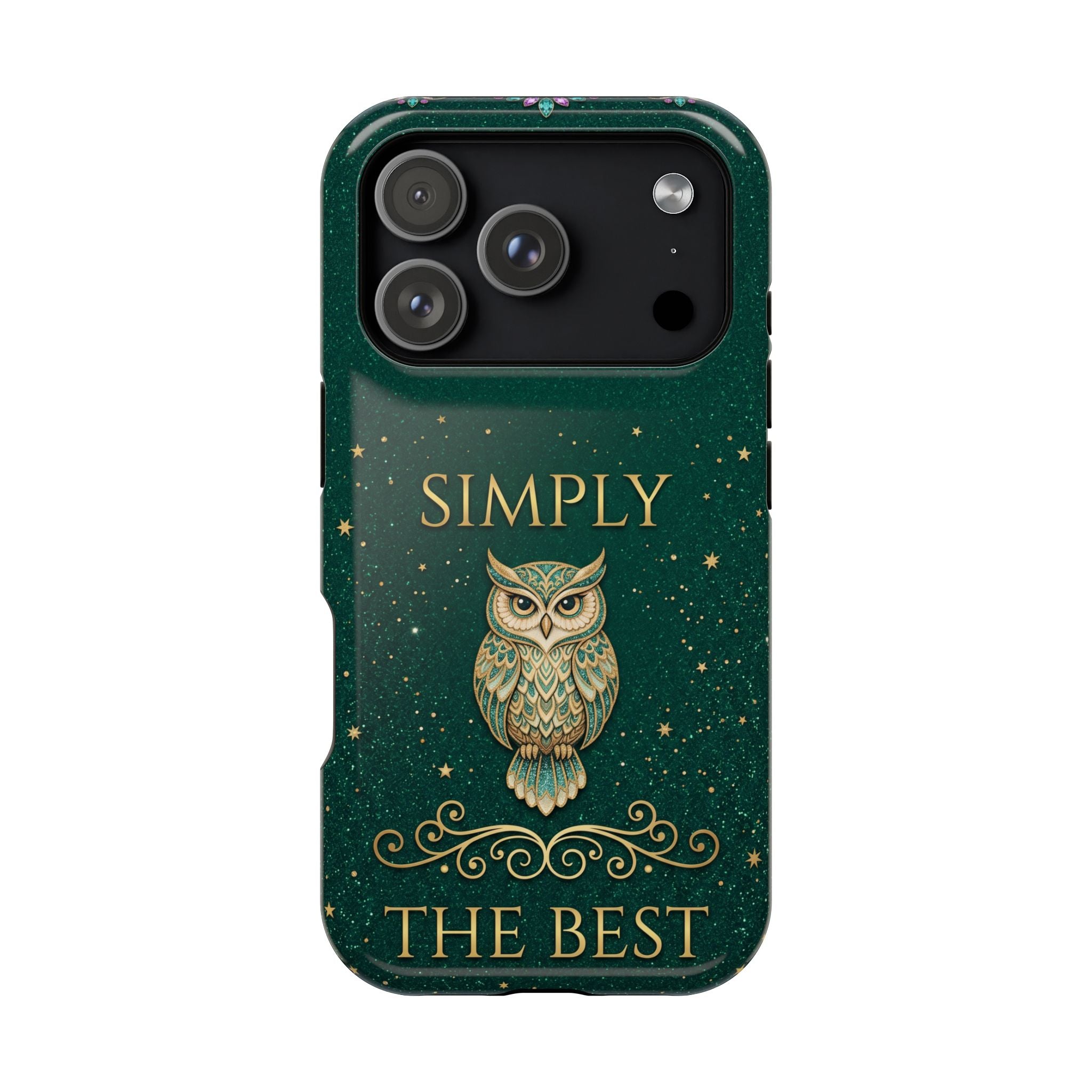 Simply The Best Wise Owl Phone Case — Wireless Charging Cover