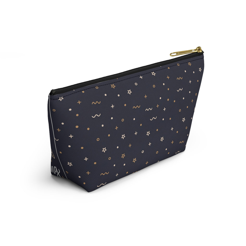 Nursing Boho Quote Accessory Pouch — T-Bottom Zipper Bag