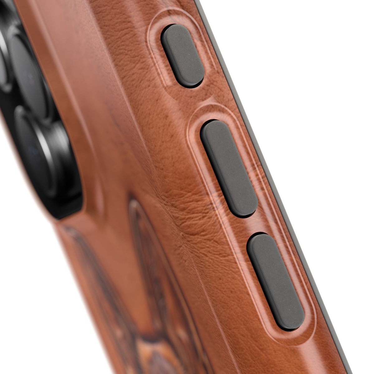 German Shepherd Phone Case | Western Tooled Art — Tough Magnetic Case with Wireless Charging