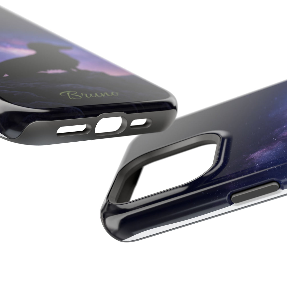 Personalized Dachshund Starry Night Phone Case — Wireless Charging Cover