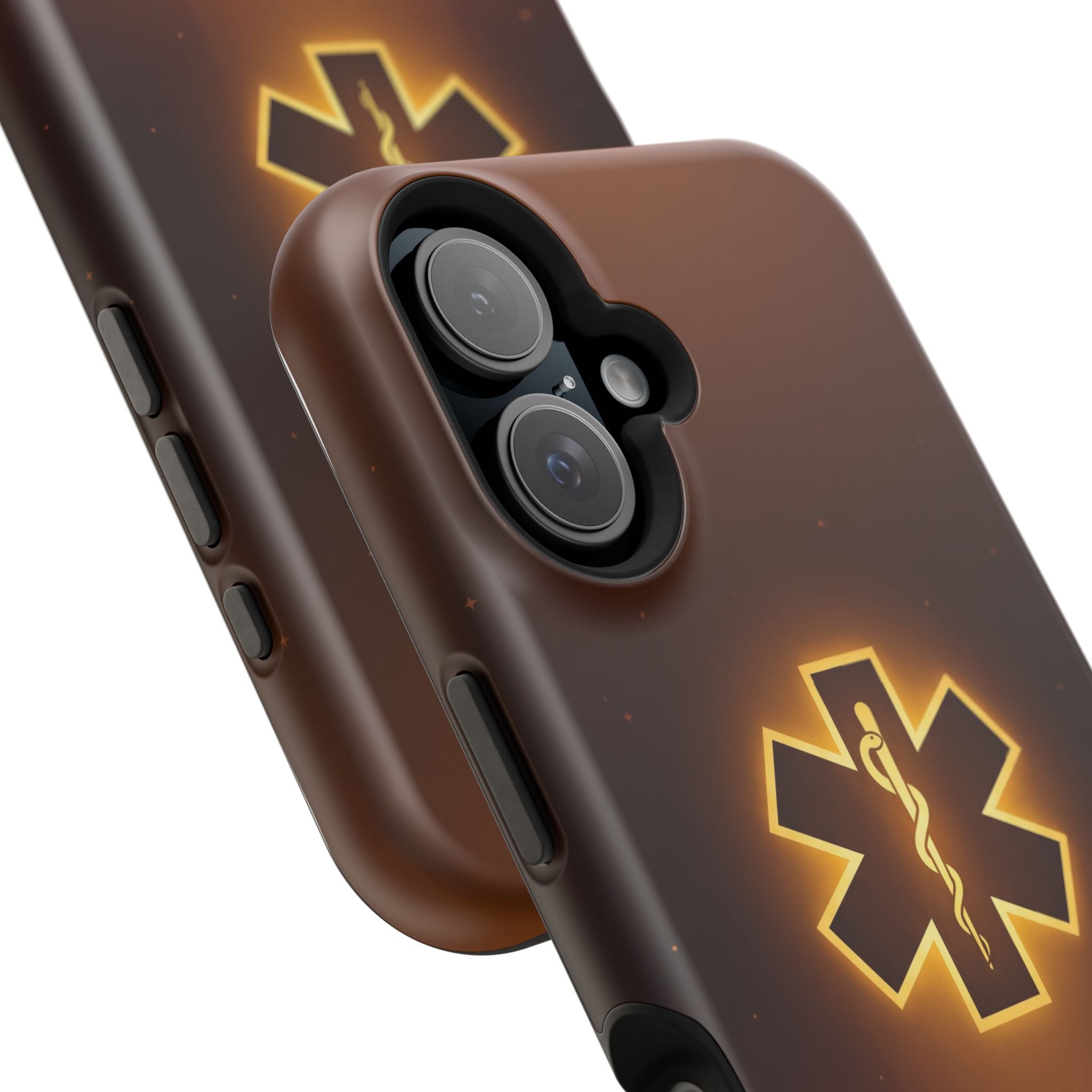 Paramedic/EMT Skyline Phone Case — Magnetic Wireless Charging Cover