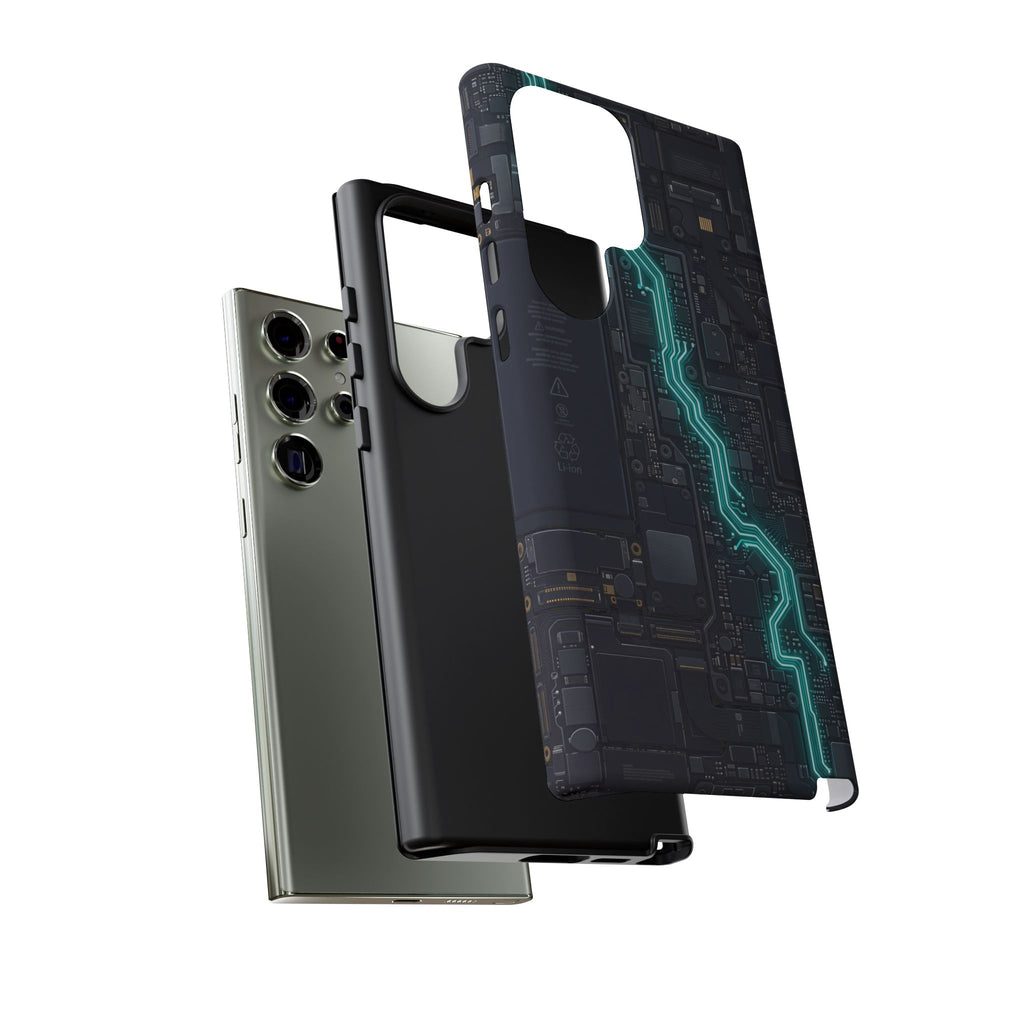 Electrician Cyan Circuit Phone Case - Samsung & iPhone Series