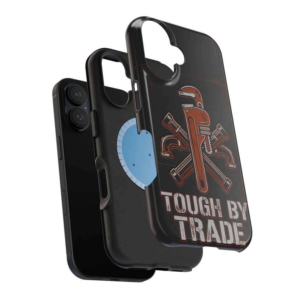 Tough By Trade Phone Case — Crossed Wrenches Wireless Charging Cover