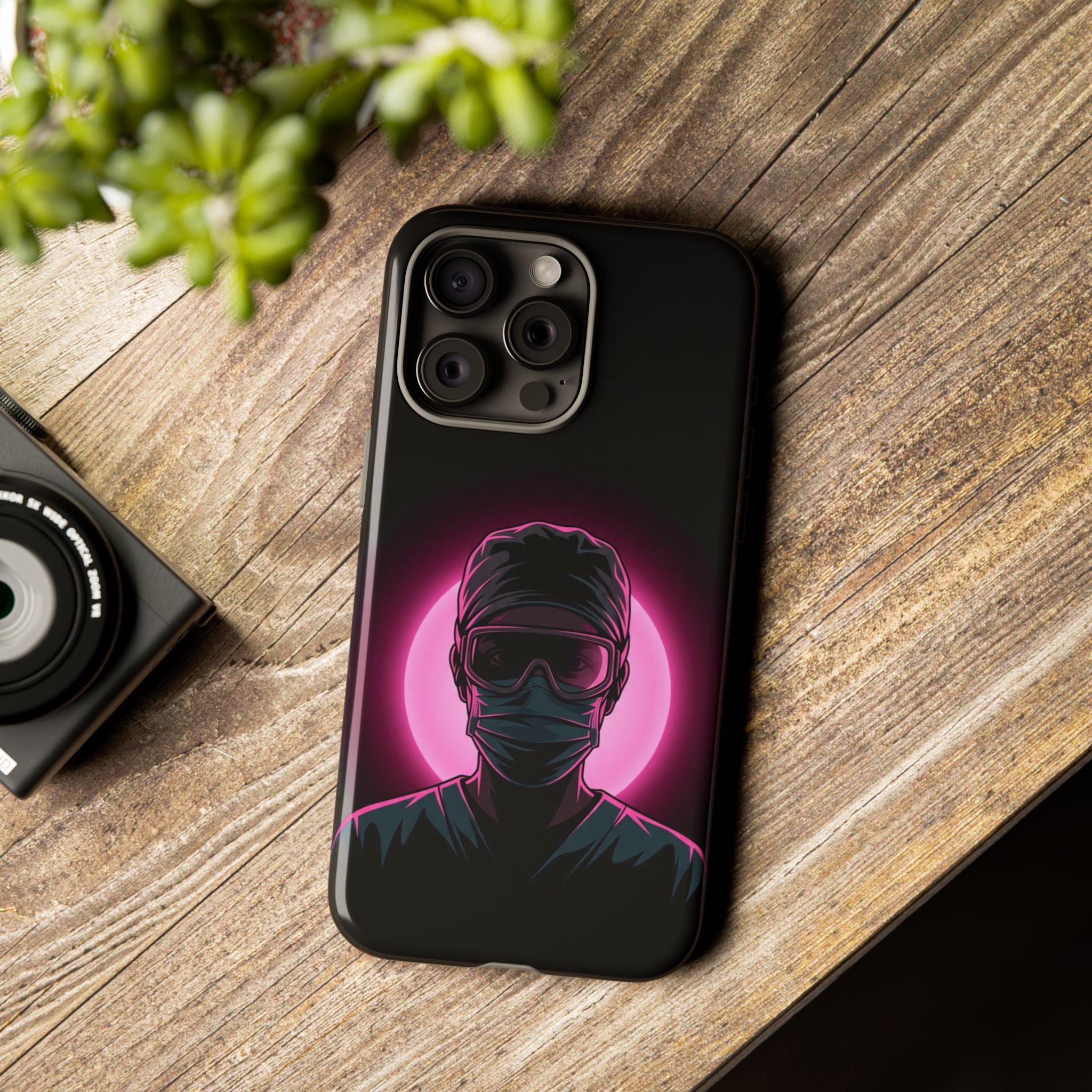 Nurse Neon Silhouette Phone Case - Samsung & iPhone Series