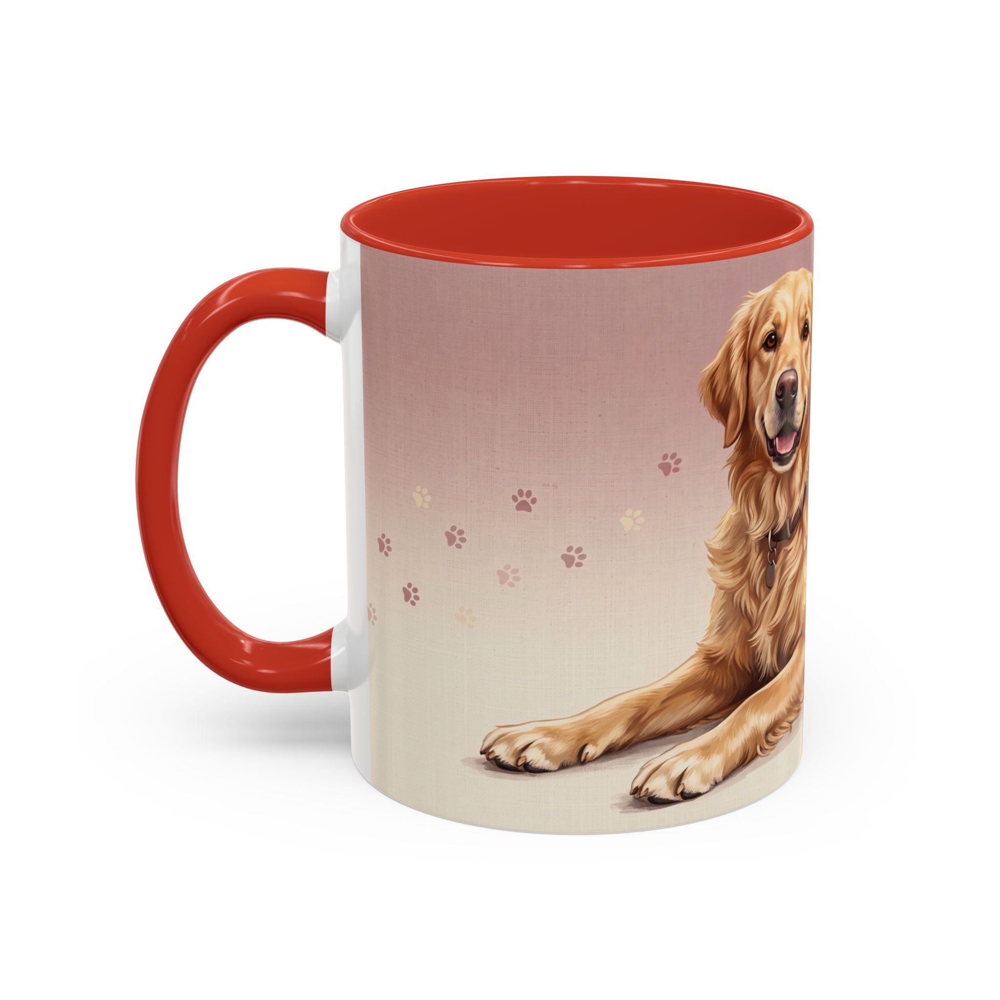 Golden Retriever Lying Down Mug | Golden Retriever Lover Gift | Cute Dog Coffee Mug