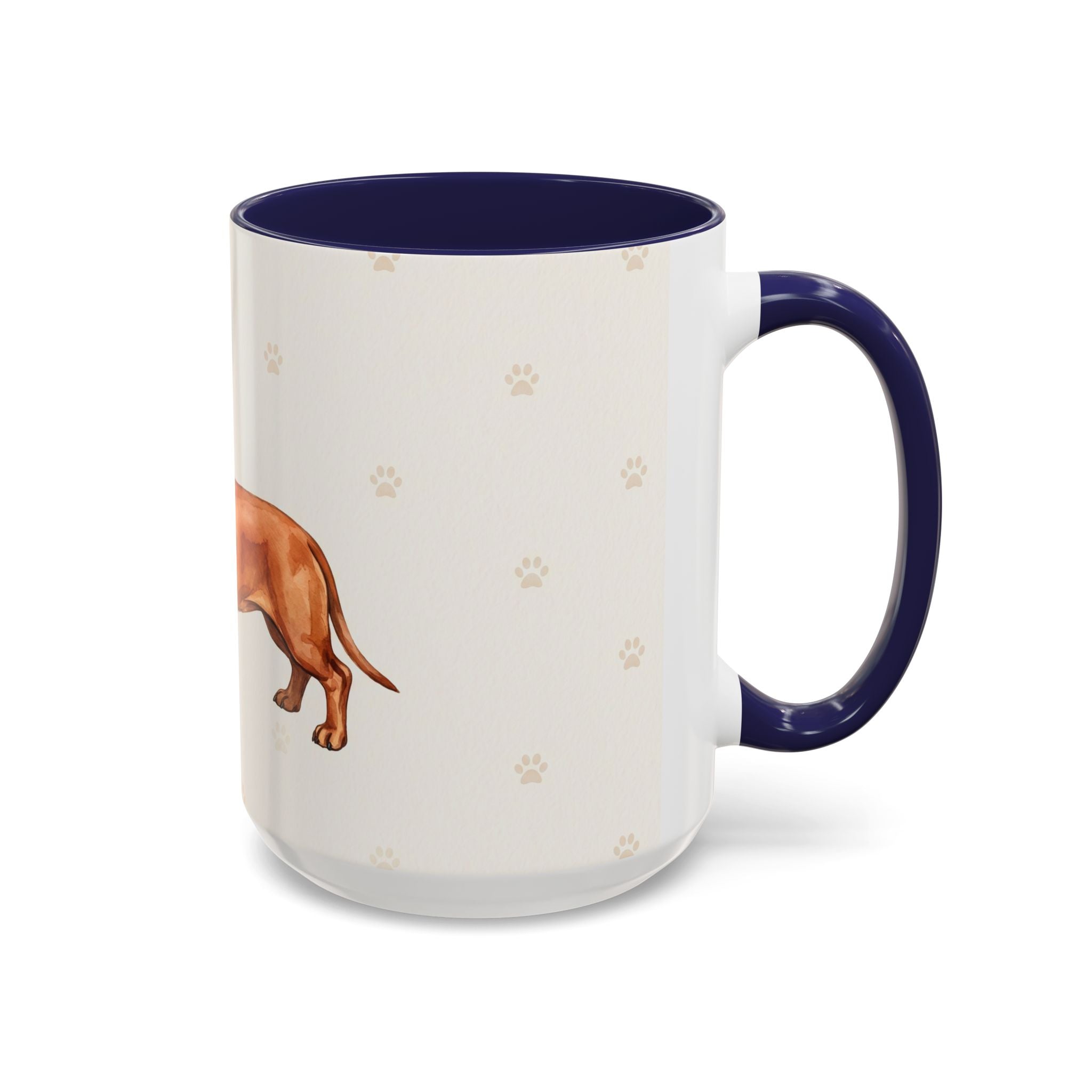 Dachshund Lover Mug – Wiener Dog with Scarf, Cute Watercolor Dachshund Gift Mug