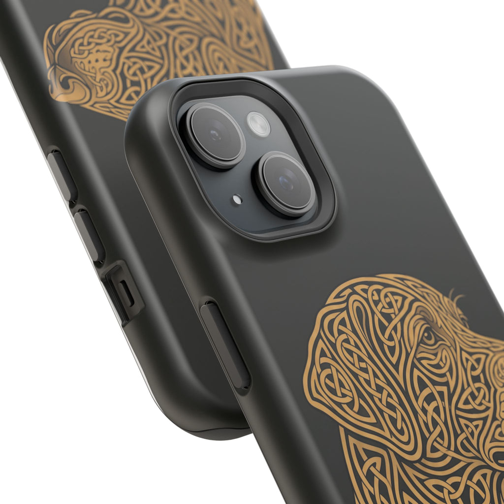 Celtic Knotwork Labrador Phone Case — Tough Magnetic Case with Wireless Charging