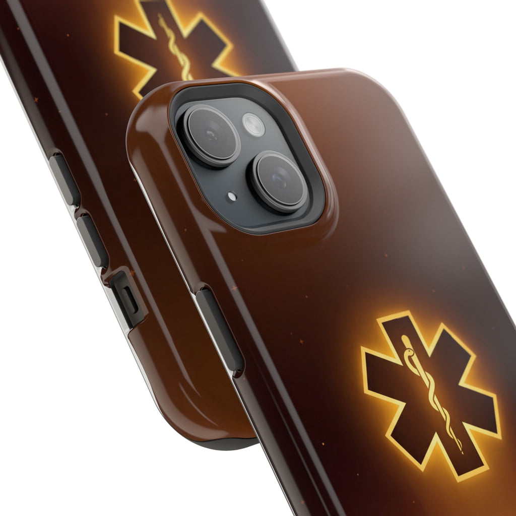 Paramedic/EMT Skyline Phone Case — Magnetic Wireless Charging Cover