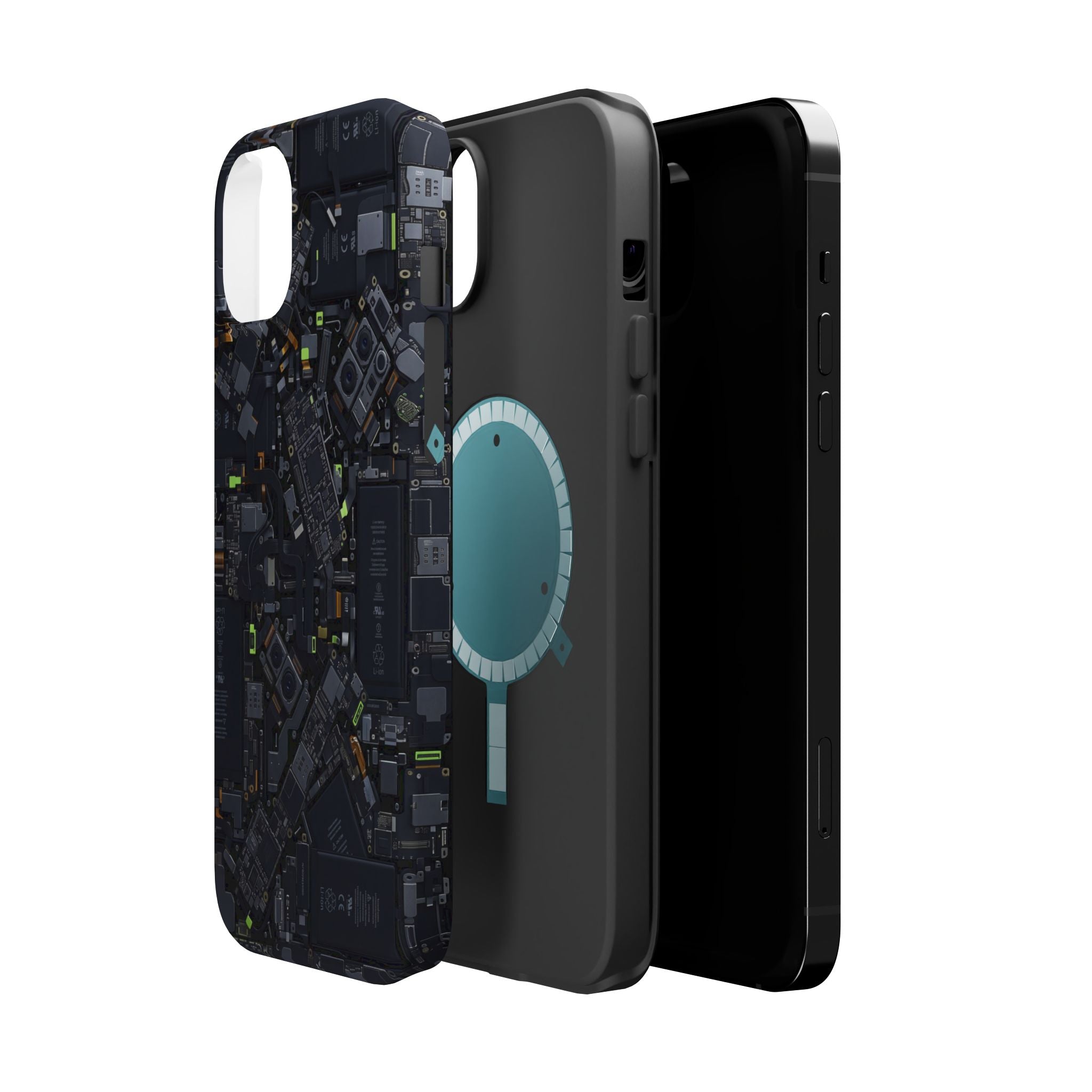 Circuit Core Phone Case — Motherboard Print Wireless Charging Cover