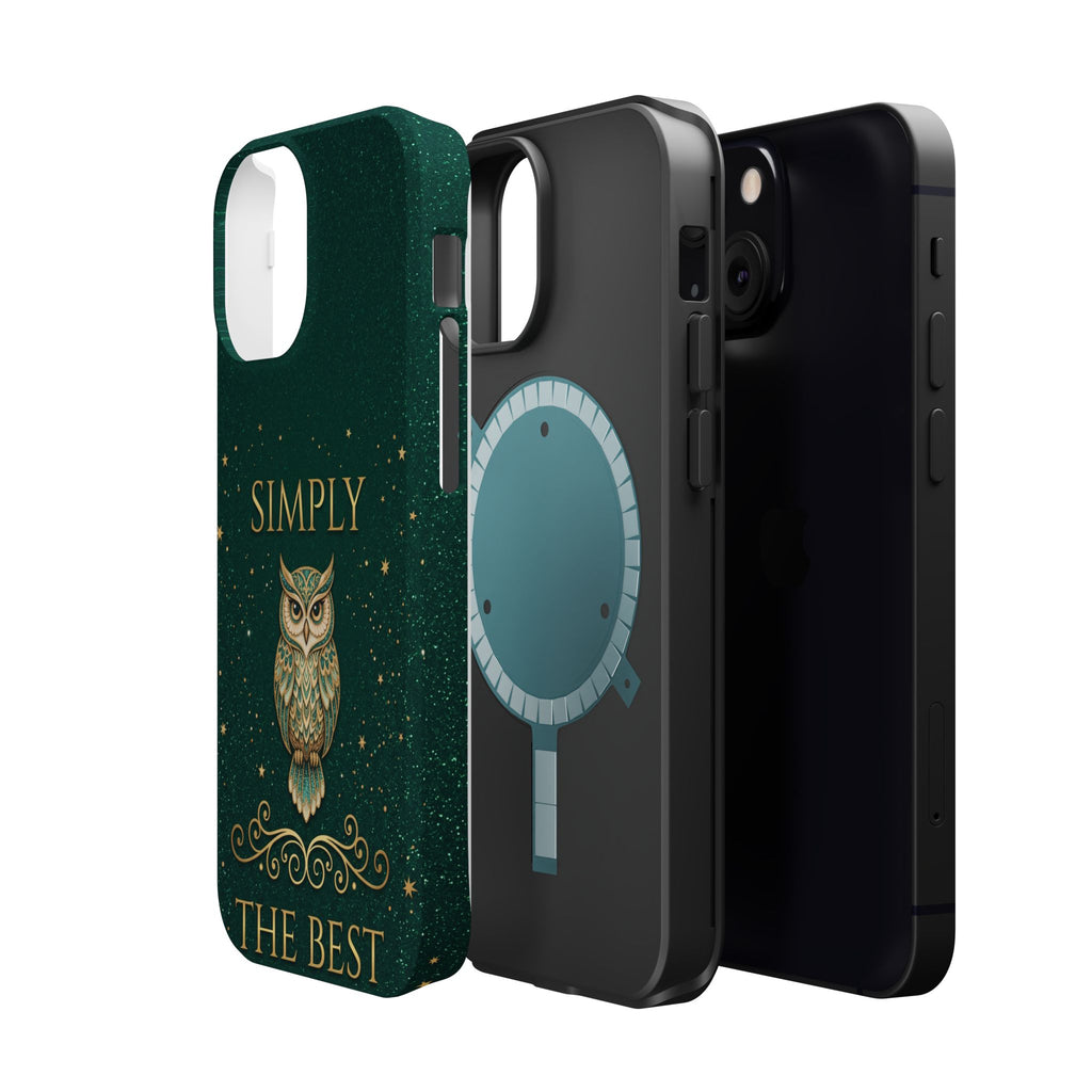 Simply The Best Wise Owl Phone Case — Wireless Charging Cover