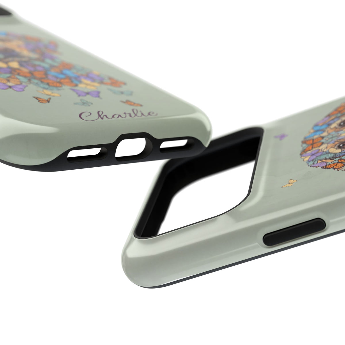 Personalized Butterfly Labrador Phone Case — Tough Magnetic Case with Wireless Charging