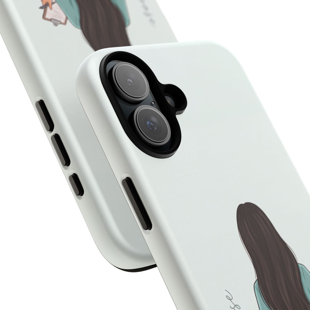 "Trust the Purpose" Nurse Phone Case | Illustrated Nurse in Scrubs Design | iPhone & Samsung