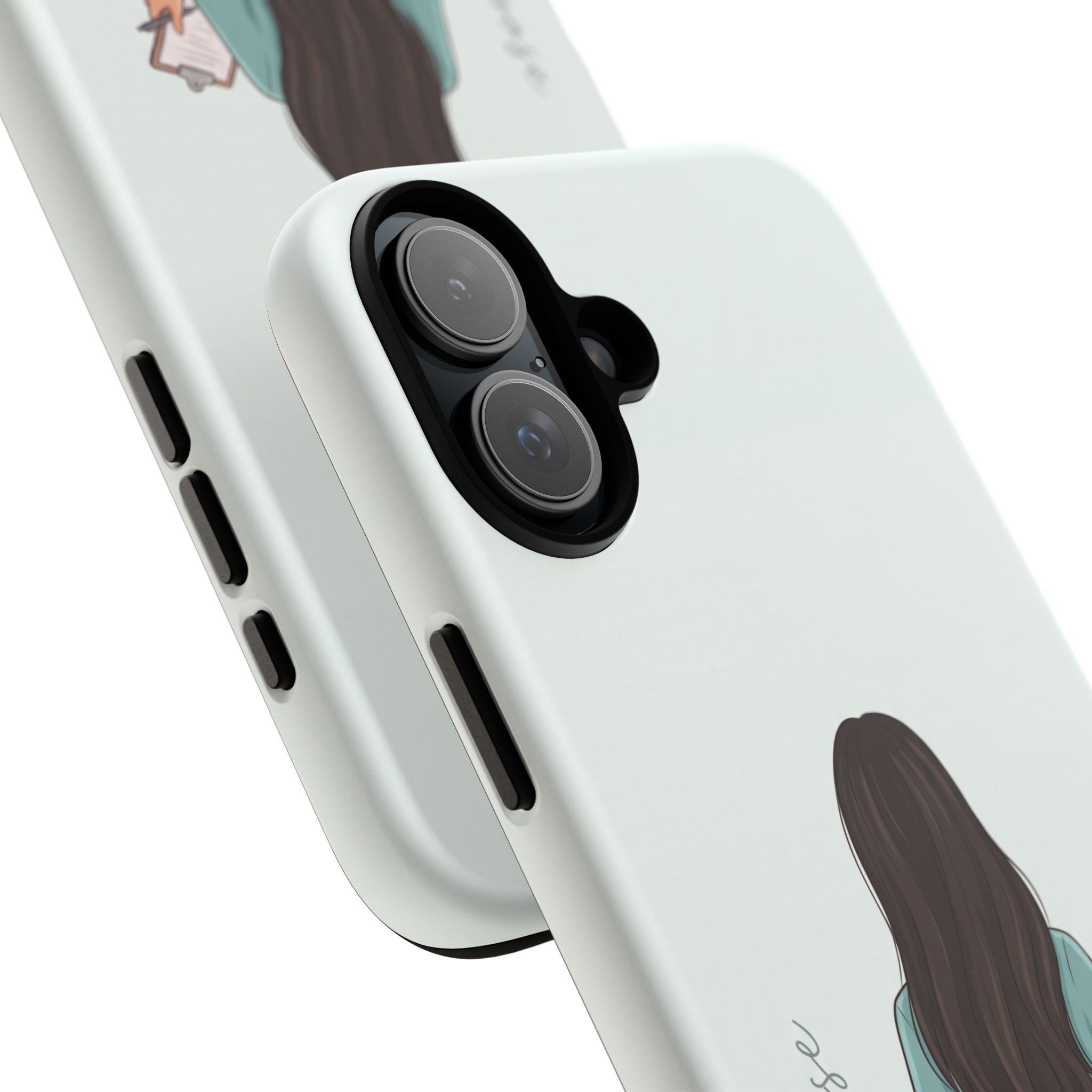 "Trust the Purpose" Nurse Phone Case | Illustrated Nurse in Scrubs Design | iPhone & Samsung