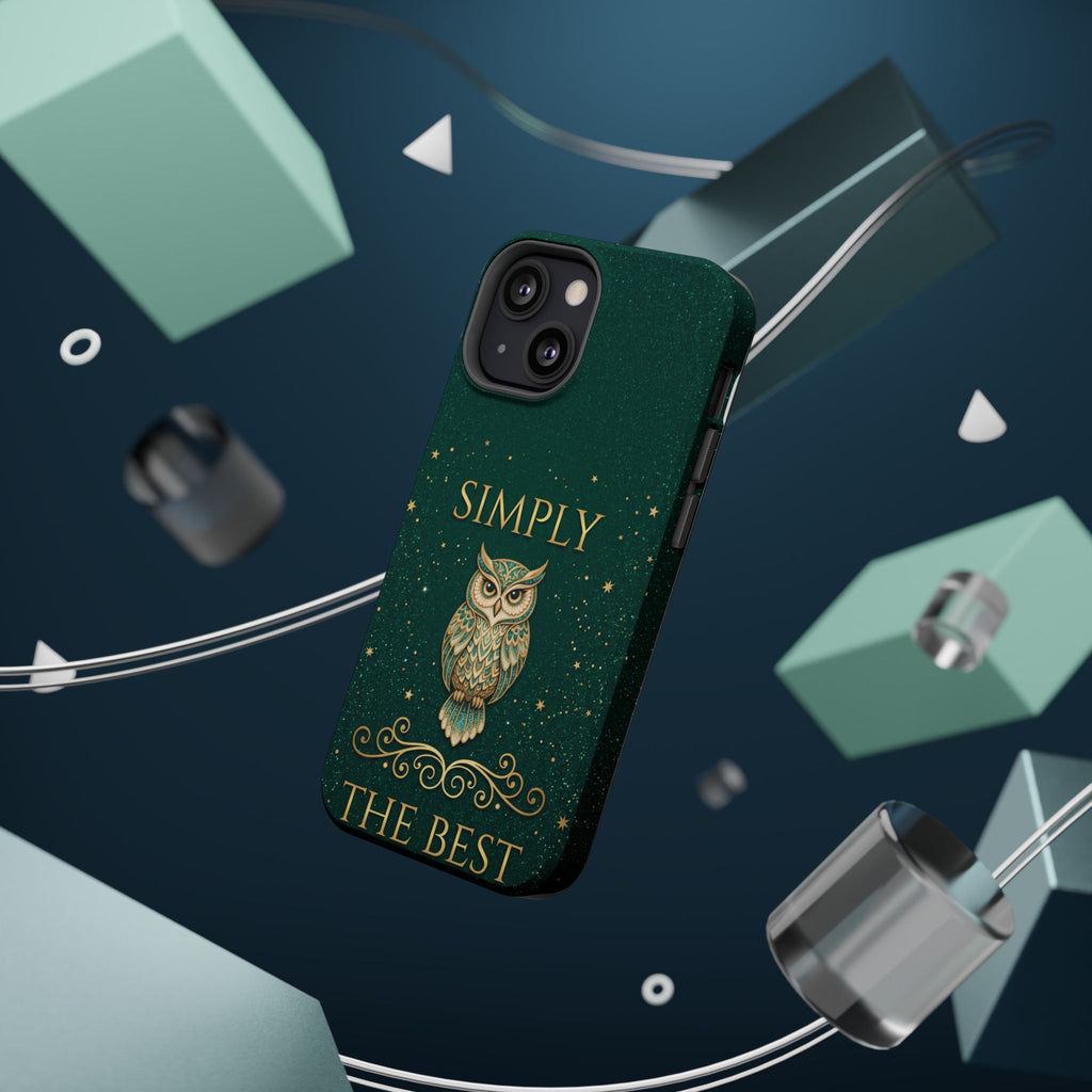 Simply The Best Wise Owl Phone Case — Wireless Charging Cover