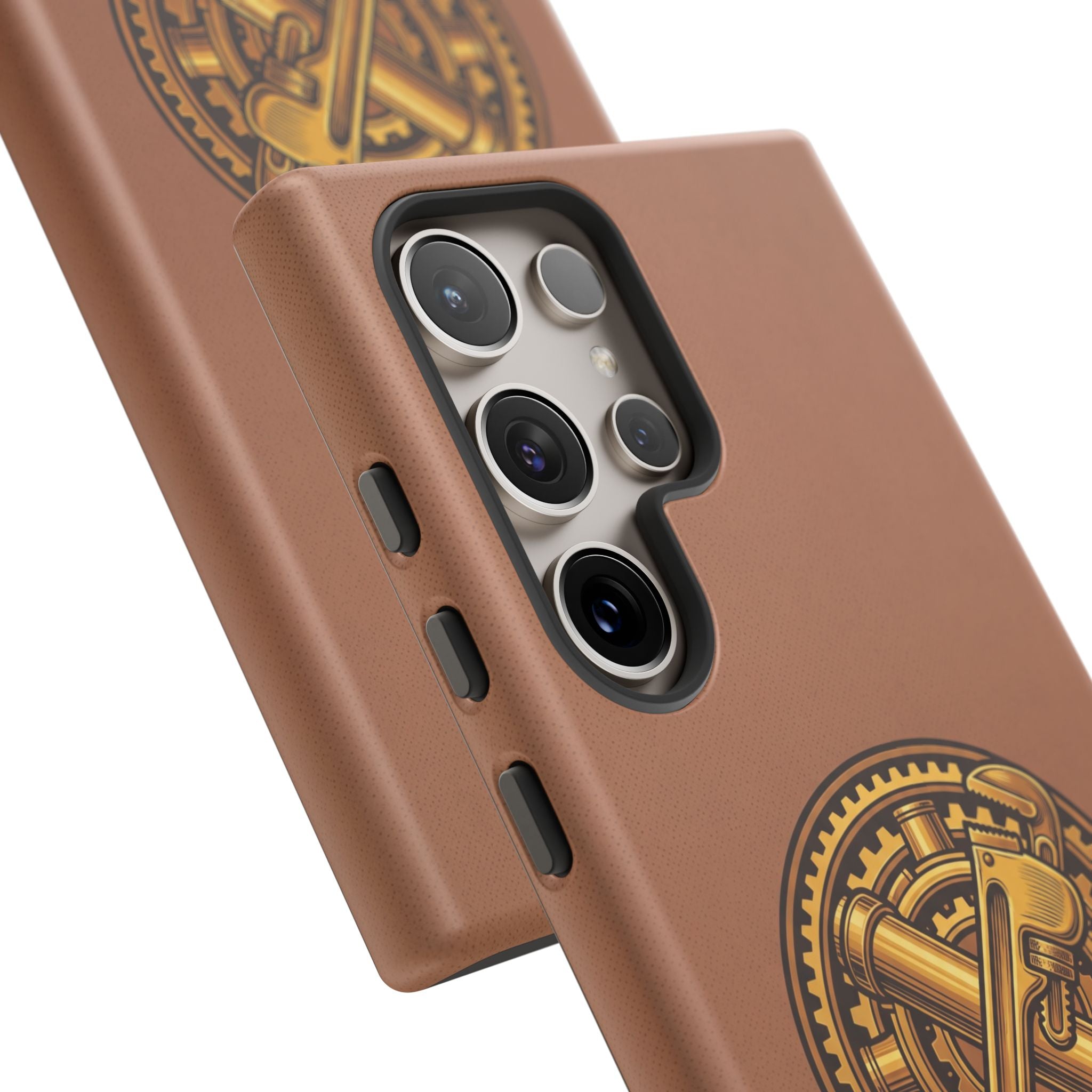 Plumber Born to Build Leather Phone Case - Samsung & iPhone Series