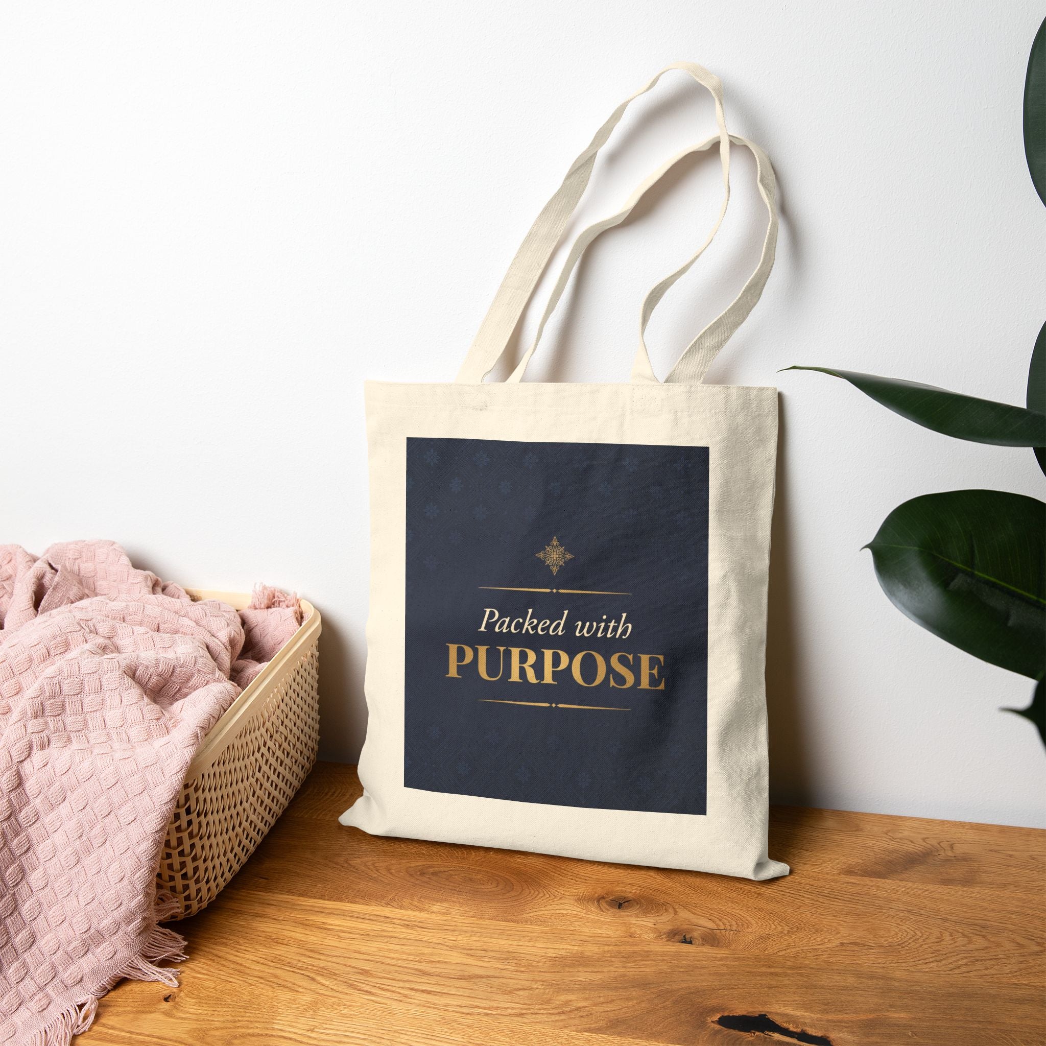 Nurse Tote Bag – Packed with purpose – Cotton Canvas Tote Bag for Nurses