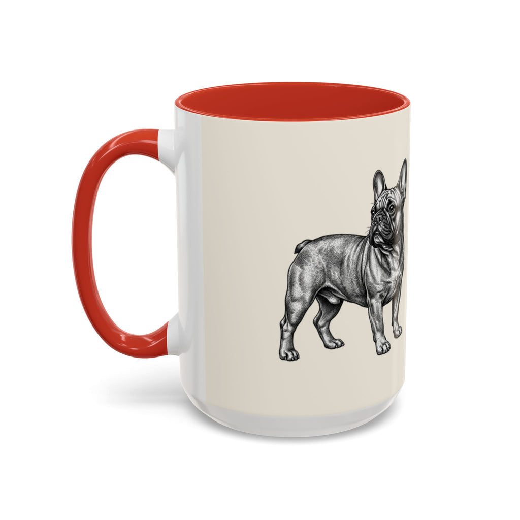 Personalized Frenchie Mug – Custom Name Coffee Mug – French Bulldog Lover Gift