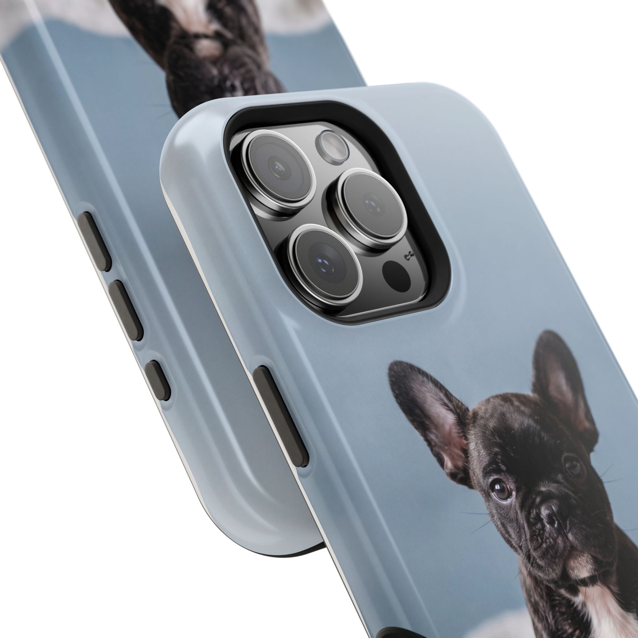 French Bulldog Puppy Phone Case — Impact-Resistant Wireless Charging Cover