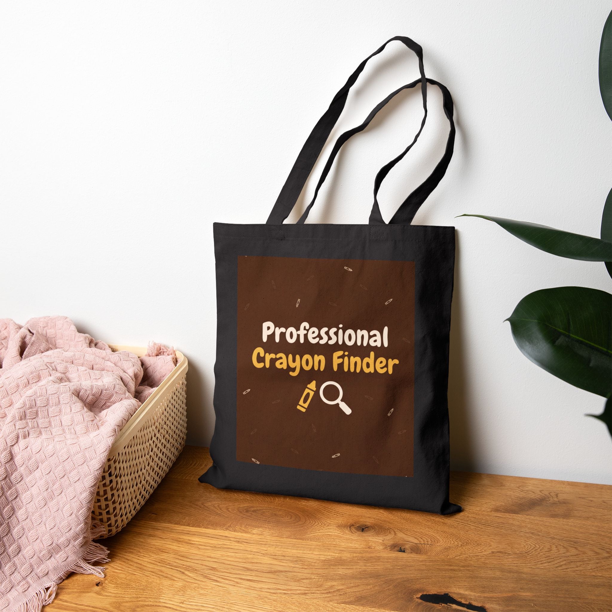 Professional Crayon Finder | Teacher Tote Bag | Elementary Teacher Gift