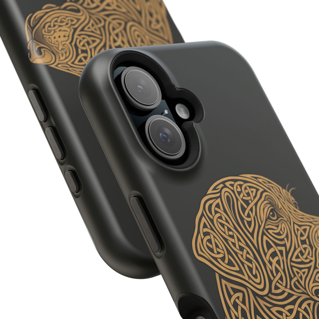 Celtic Knotwork Labrador Phone Case — Tough Magnetic Case with Wireless Charging