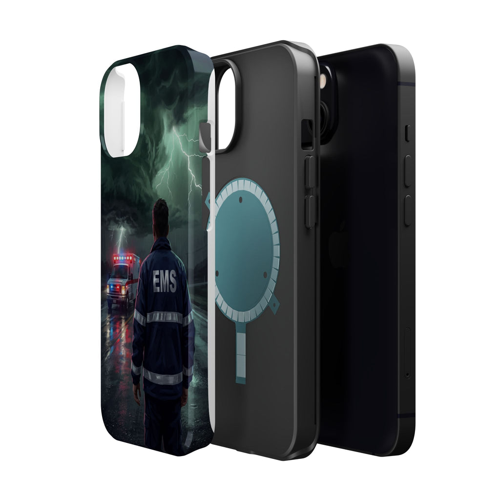 EMS Green Storm City Phone Case — Magnetic Wireless Charging Cover