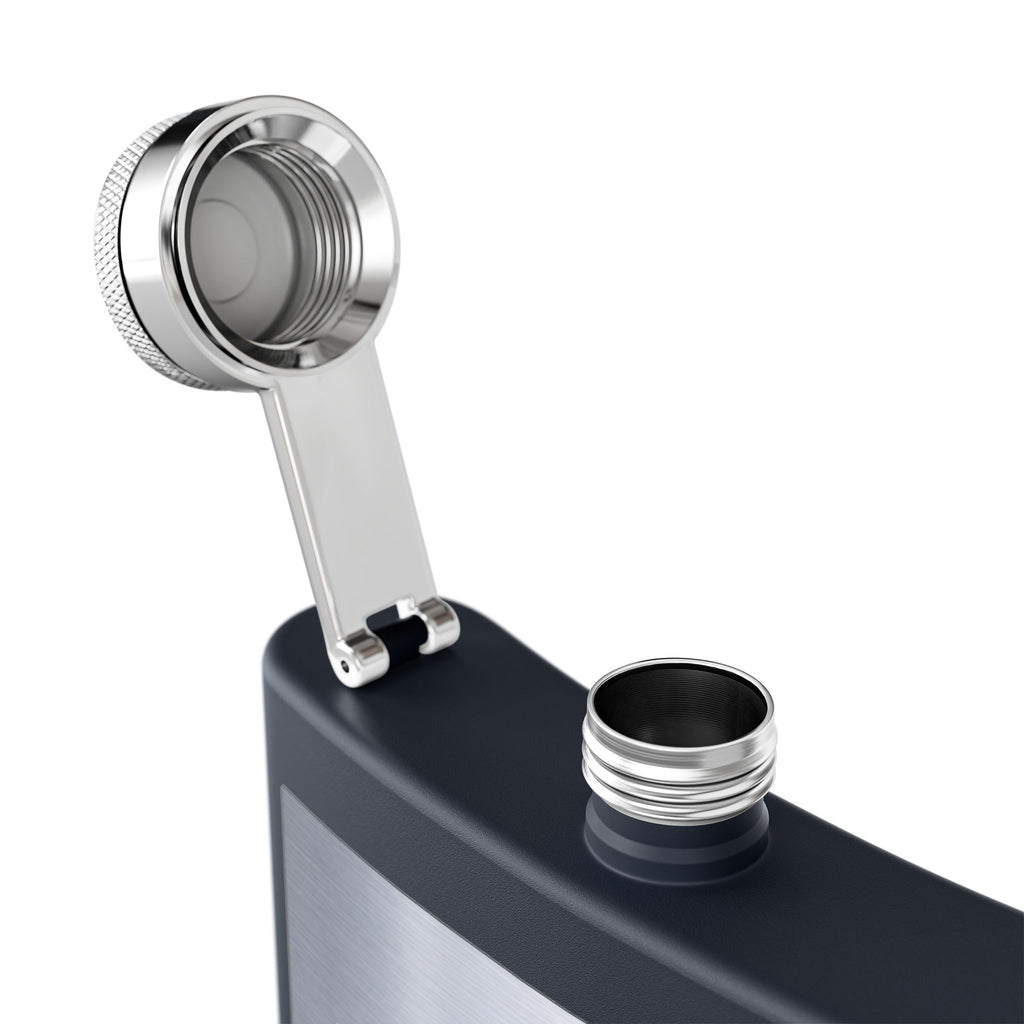 Flask — "Master Electrician: Licensed & Legendary" (Crest Edition) 6oz Stainless Steel Hip Flask
