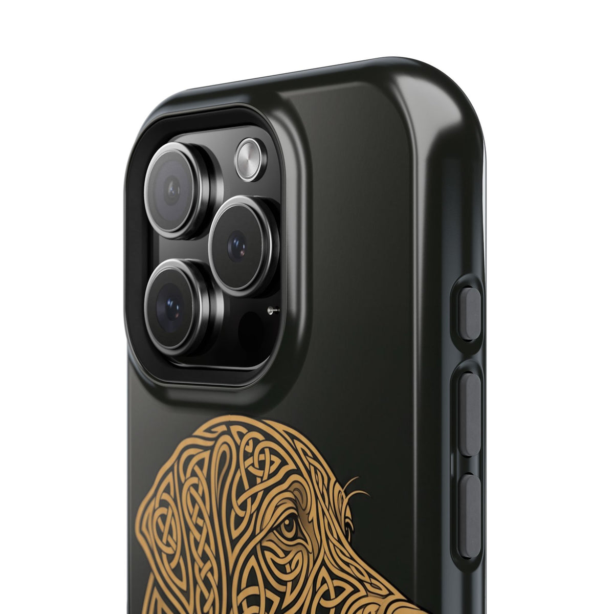 Celtic Knotwork Labrador Phone Case — Tough Magnetic Case with Wireless Charging