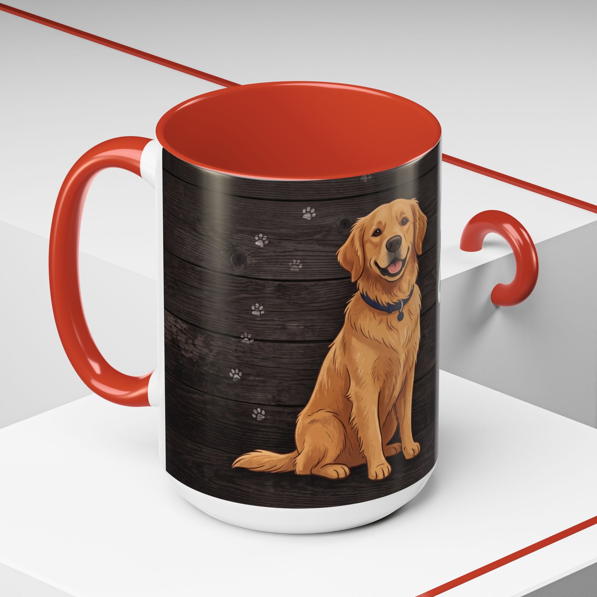 Proud Golden Dad Mug | Golden Retriever Lover Gift | Dog Dad Coffee Mug